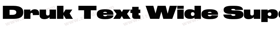 Druk Text Wide Super字体转换